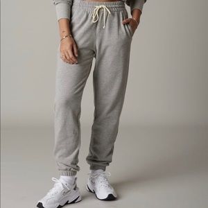 gray joggers